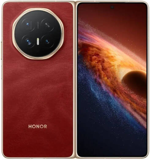 HONOR Magic V6 5G Dual Sim Mobile Phone, 7.95" FHD+ AMOLED Display, 120Hz Refresh Rate, Qualcomm Snapdragon, 16GB RAM, 512GB ROM, Magic OS 10, 6660 mAh Battery, Red | Magic-V6-RD