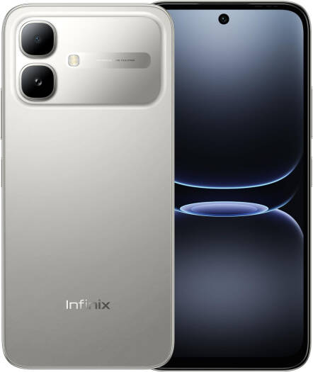 Infinix Smart 20 Mobile Phone, 6.78" HD+ IPS 120Hz Display, MediaTek Helio G81 Ultimate, 4GB RAM, 128GB ROM, 5200mAh Battery, 4G Technology, 8MP Camera, Polaris Titanium | Smart20
