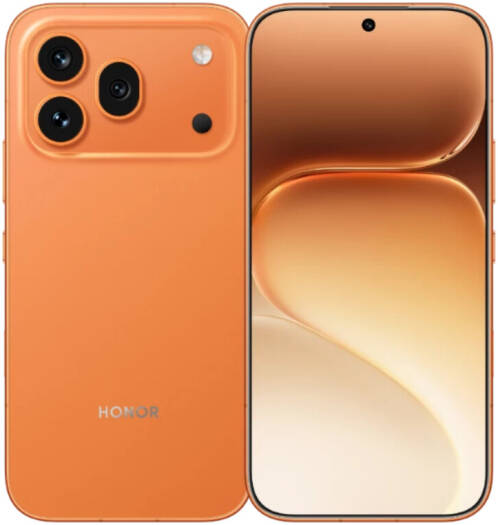 HONOR 600 Pro Mobile Phone, 6.57" AMOLED 120Hz Display, Snapdragon 8 Elite Processor, 12GB RAM, 512GB ROM, 7000mAh Battery, 80W Fast Charging, 200MP AI Camera, IP69 Water Resistant, Orange | 600Pro