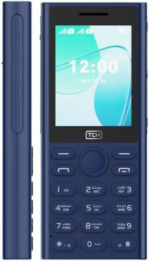 TCH Nova Dual SIM Mobile Phone, 2.4 Inch QVGA Display, 2500mAh Removable Battery, Wireless FM Radio, Bluetooth 5.0, Type C Charging, Expandable Storage, Loud Speaker, Navy Blue | Novablue