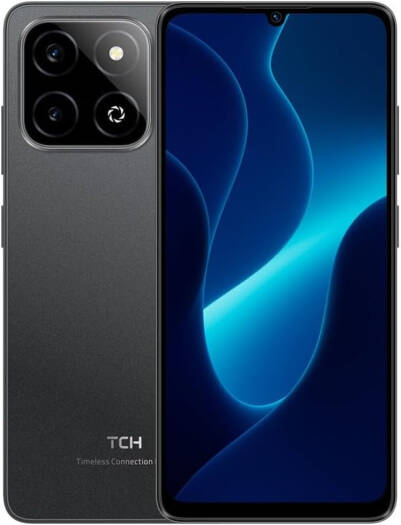 TCH One Lite 4G Dual SIM Mobile Phone, 6.88 Inches HD 120Hz Display, Unisoc Processor, 4GB RAM, 64GB Storage, Long Battery Life 5000mAh, UAE Version, Black | OneLite
