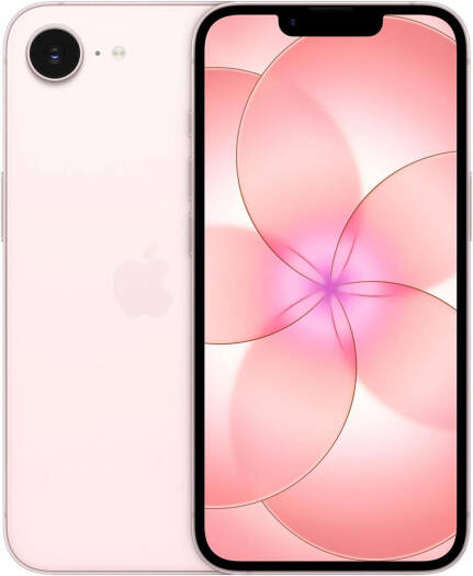 Apple iPhone 17e Smartphone, 6.1" Super Retina XDR Display, A19 Chip, 6 Core CPU, 4 Core GPU, 16 Core Neural Engine, 256GB Storage, UAE Version, Wi Fi 6 / 5G, 4005mAh Battery, Soft Pink | MHRQ4AH/A