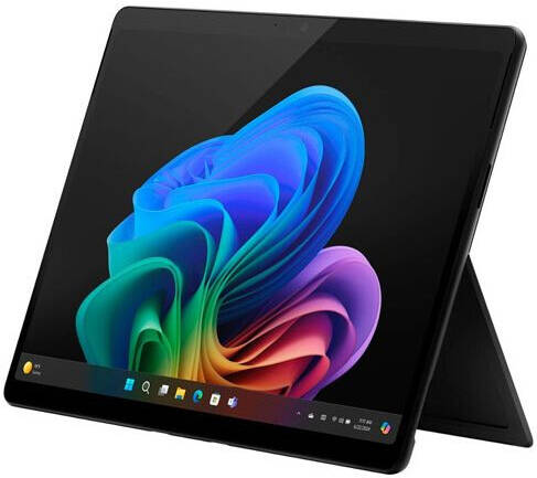 Microsoft Copilot+ PC Surface Pro Tablet, 13" OLED PixelSense Flow Touch Display, Qualcomm Snapdragon X Elite, 16GB RAM, 1TB SSD, Qualcomm Adreno, Windows 11, Black | ZIB-00018