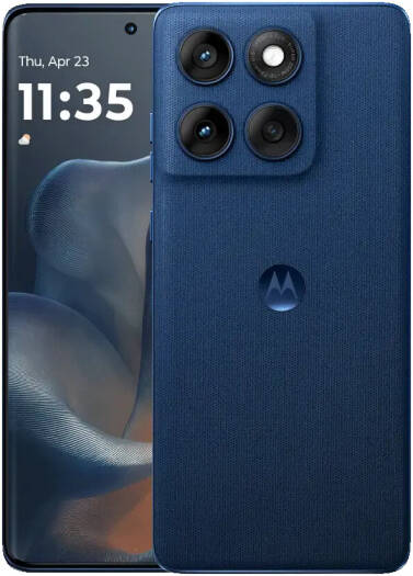 Motorola Edge 60 Dual SIM Mobile Phone, 6.67" pOLED Quad-Curved Display, MediaTek Dimensity 7300 Chipset, 12GB RAM, 512GB ROM, Middle East Version, Gibralstar Sea | EDGE-60-512