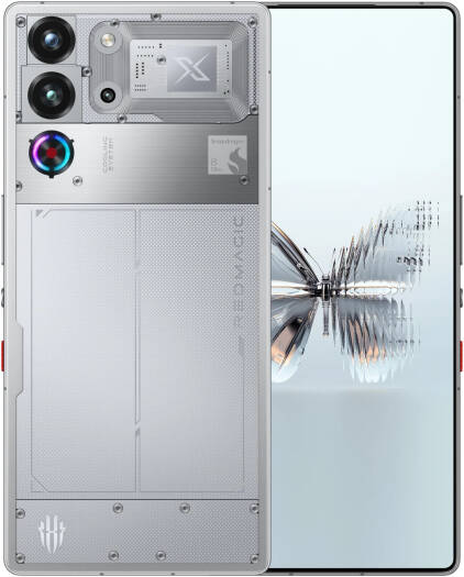 REDMAGIC 10 Pro Gaming Smartphone, 6.85" 144Hz BOE Q9+ FHD+ Display, Snapdragon 8 Elite Chipset, 16GB RAM, 512GB ROM, Adreno 830 GPU, REDMAGIC OS 10, 7050mAh Battery, Moonlight | 10-PRO