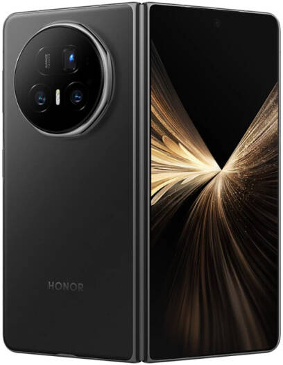 Honor Magic V5 5G Mobile Phone, 7.95" Foldable LTPO AMOLED 120Hz Display, Snapdragon 8 Elite 3nm Chipset, 16GB RAM, 512GB ROM, Adreno 830 GPU, 5820mAh Battery, Black | Magic-V5