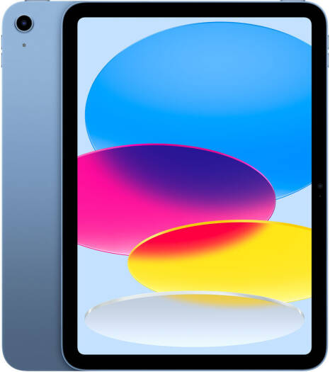 Apple iPad, 11" Liquid Retina Display, A16 Chip, 5-C CPU, 4-C GPU, 16-C Neural Engine, 128GB Storage, 12MP Rear & Front Camera, Touch ID, Wi-Fi, Up to 10 Hour Battery, Blue | MD4A4 LL/A / HN/A / KN/A
