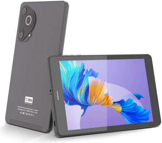 C Idea CM828 Tablet, 8" 800x1280 IPS Display, MTK6735 Cortex A7 Processor, 8GB RAM, 512GB SSD, 5MP+8MP Dual Camera, Wifi/5G LTE, Android 14 OS, 8000mAh Battery Capacity, Black | CM828