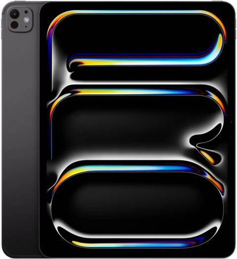 Apple iPad Pro Tablet, 11" Ultra Retina XDR Standard Display, M5 Chip, 9-Core CPU, 10-Core GPU, 16-Core, 12GB RAM, 256GB Storage, Wi-Fi Connectivity, Face ID, Space Black | MDWK4