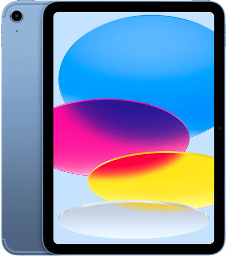 Apple iPad A16 Chip (128GB, Wi-Fi + 5G Cellular), 11" Inch Liquid Retina Touchscreen Display, 4-Core GPU, 16-Core Neural Engine, Wide 12MP Camera, Blue | MD7G4LL/A