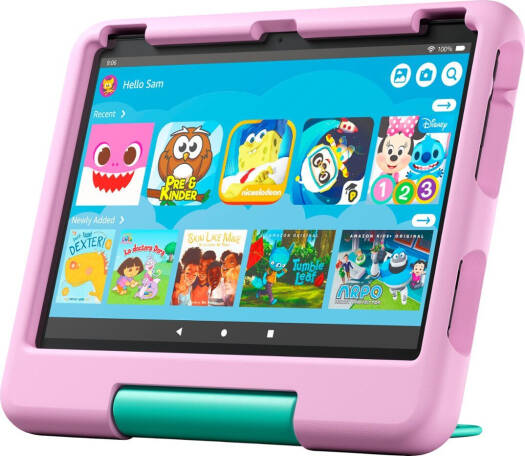 Amazon Fire HD 10 Kids Tablet, 10.1" Touchscreen 1080p Full HD, Kid-Proof Case, 32GB, USB-C 2.0 Ports, 5 MP Front & Rear-facing Cameras,1080p HD Video Recording Wi-Fi, Pink | B0BL5TKDVG