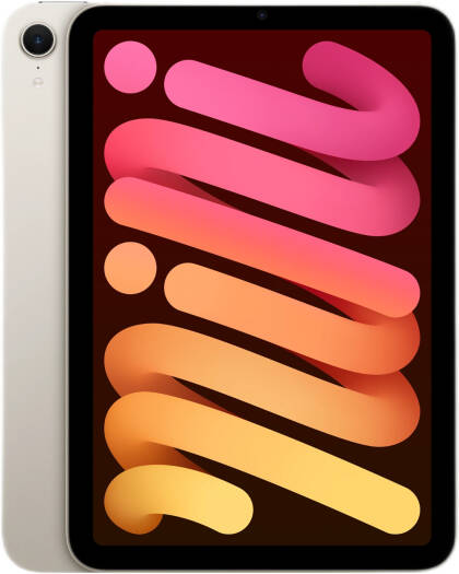 Apple 7th Generation iPad Mini, 8.3" Liquid Retina Display, A17 Pro Chip, 128GB Storage, 12MP Ultra-Wide Camera, Touch ID, Apple Intelligence, Wi-Fi Only, International Version, Starlight | MXN83LL/A