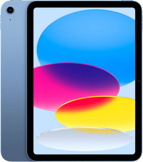 Apple iPad, 11" Liquid Retina Display, A16 Chip, 5 Core CPU, 4 Core GPU, 16 Core Neural Engine, 256GB Storage, 12MP Rear & Front Camera, Touch ID, Wi-Fi + 5G, INTL Version, Blue | MD7L4LL/A