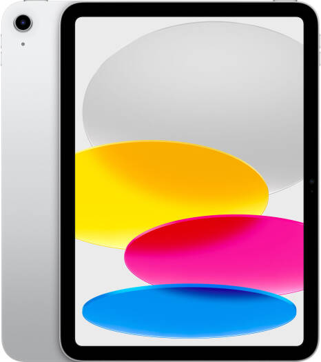 Apple iPad 10th Gen (2022), 10.9" Liquid Retina Display with True Tone, 256GB Storage, A14 Bionic Chip with 6-Core CPU & 4-Core GPU, 12MP Camera, Wi-Fi Only, Touch ID, TRA Version, Silver | MPQ83AB/A
