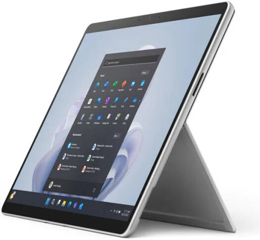 Microsoft Surface Pro 10 2-In-1 Tablet, 13" QHD Touch PixelSense Flow Display, Intel Core Ultra 7 165U, 16GB RAM, 256GB SSD, Intel Iris Xe Graphics, Wi-Fi, Win11 Pro, Platinum | EP2-27020