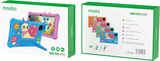 Modio M750 Tablet PC, 7" HD IPS Display, 6GB RAM, 256GB ROM, 2.0MP Front & 5.0MP Rear Camera, SIM Card, 4000mAh Battery, Green | M750