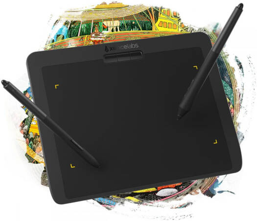 Xencelabs Pen Tablet Small, 6.93" Active Area, Battery-Free Stylus, USB-C & Wireless, Compatible with Windows and Mac | BPH0812W-A
