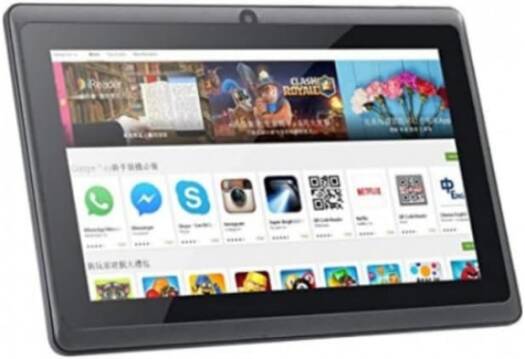 Modio M1 Kids Android Tablet, 7" HD Display, 4GB RAM, 128GB Storage, Wi-Fi, Dual Speakers, Lightweight Portable Design, Black | M1