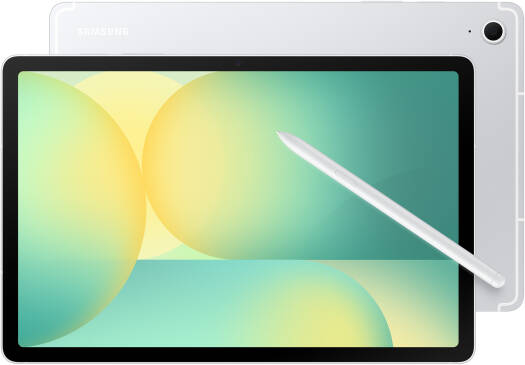SAMSUNG Galaxy Tab S10 FE Tablet, 10.9" WUXGA+ TFT Display, Exynos 1580 Chipset, 8GB RAM, 128GB Storage, Xclipse 540 GPU, S-Pen Included, Wi-Fi Connectivity, 8000mAh Battery, Silver | SM-X520NZSAMEA