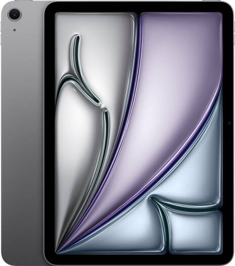 Apple iPad Air Tablet, 11" Liquid Retina Display, M3 Chip, 9-Core GPU, 16-Core Neural Engine, 8GB RAM, 128GB Storage, Wi-Fi Only, Space Gray | MC9W4LL/A