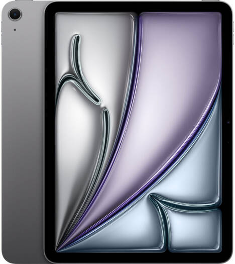 Apple iPad Air Tablet, 11" Liquid Retina Display, M2 Chip, 8-Core CPU, 9-Core GPU, 16-Core Neural Engine, 8GB RAM, 512GB Storage, Wi-Fi + Cellular, International Version, Space Gray | MUXM3LL/A