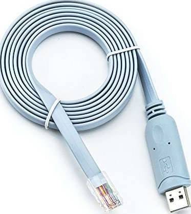 USB Console Cable USB to RJ45 Cable Essential Accesory for Routers/Switches in Laptops - Blue
