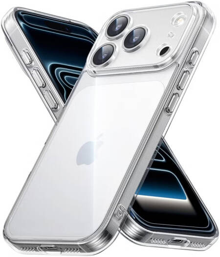 iPhone 17 Pro Max Clear Case Military Grade Protection Ultra Slim Transparent Cover iCrystal Anti-Yellowing Anti-Scratch Shockproof Camera Control Protective Case | Pro Max Case