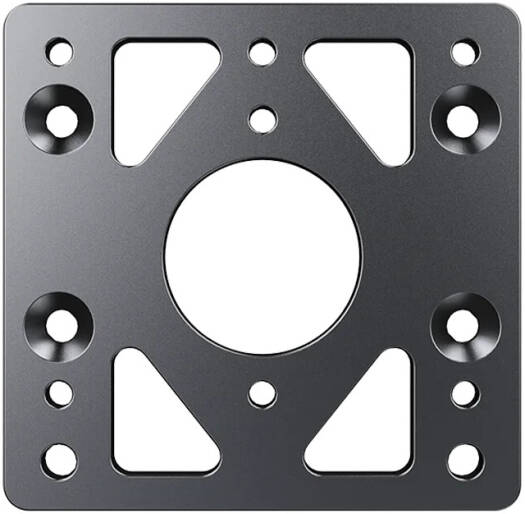 MOZA RACING RS049 Universal Base Mount Adapter, For R9, R12, R16, and R21 Base Applications, High-Strength Steel Material | RS049