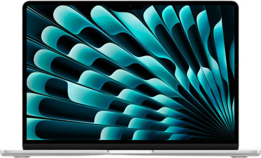 Apple MacBook Air Laptop, 13.6" Liquid Retina Display, M5 Chip, 10-Core CPU, 8-Core GPU, 16 Core Neural Engine, 16GB RAM, 512GB SSD, MacOS, English Keyboard, Silver | MDH74