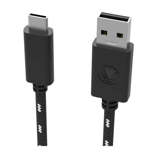 Snakebyte PS5 Charge Cable 5 Pro, USB 2.0 A to C Connector, 5 Meter Length, Fast Charging, Black and White | SB916113