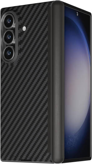 X-Level Samsung Galaxy Z Fold 7 Case Slim Carbon Fiber Matte Cover, Anti-Scratch Shockproof Non-Slip Protective Phone Case, Black | Galaxy Z Fold 7 Case