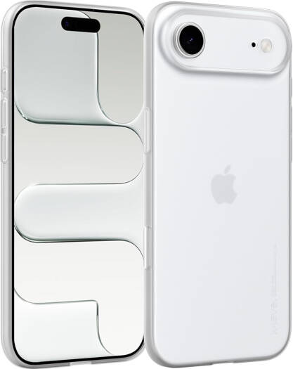 X-Level iPhone 17 Air Case, 0.3mm Ultra Slim Translucent Matte Cover with Anti-Scratch, Anti-Fingerprint & Shockproof Protection, White | iPhone Air Case