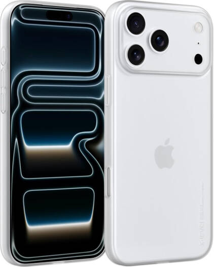 X-Level iPhone 17 Pro Max Case 6.9 Inch, Ultra Slim 0.3mm Translucent Matte Cover with Anti-Scratch & Shockproof Protection, White | iPhone 17 Pro Max