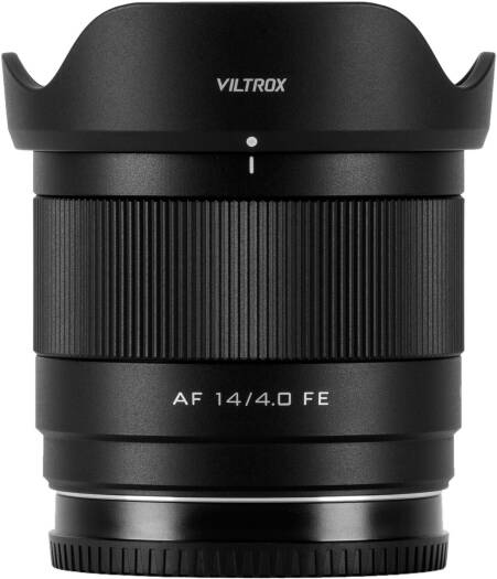 Viltrox AF 14mm F4 Air FE Ultra Wide Lens, Sony E Mount, Full Frame Prime Lens, STM Autofocus, 112 Degree Wide Angle, 58mm Filter Thread, Lightweight 170g Design, Black | 784365600029