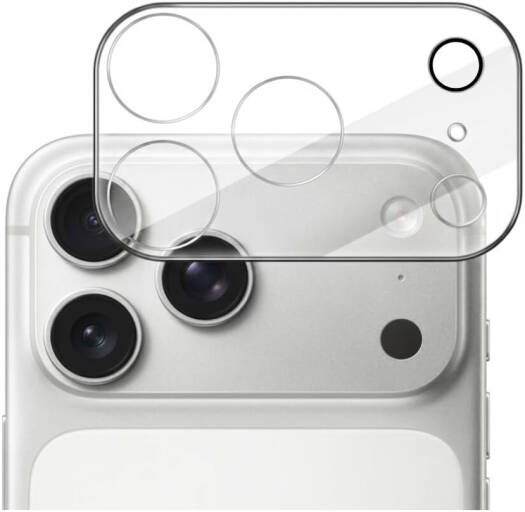 CROWNYX Camera Lens Protector for iPhone 17 Pro Max, 9H Tempered Glass, Anti-Scratch, Anti-Oil, Anti-Shock, HD Clear, Night Shot Friendly, Bubble-Free Camera Protection Pack of 1 | IP17PM-2D-CLR-CLP