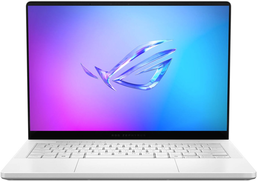 ASUS ROG Zephyrus G14 GA403UM Gaming Laptop, 14" 3K OLED 120Hz Display, AMD Ryzen 9 270, 16GB RAM, 1TB SSD, GeForce RTX 5060 8GB GPU, English KB, Win 11, Platinum White | 90NR0M82-M00030