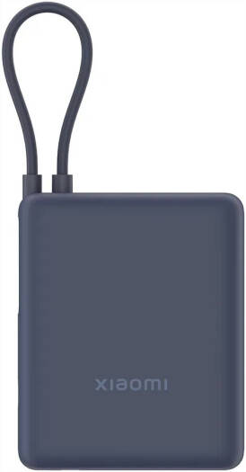 Xiaomi 33W 10000 Power Bank, Up to 33W Charging Output, 10000mAh Capacity, Multiple Safety Protections, Intelligent Temperature Control, Retractable Cable, Built-in USB-C Cable, Ice Blue | BHR9341GL