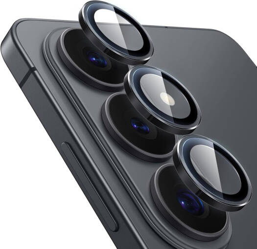 CROWNYX Camera 3D Individual Lens Protector for Samsung S26 Plus, 9H Tempered Glass, Anti Scratch, Anti-Oil, Anti-Shock, Dirt Resistance, Bubble Free, Pack of 1 | SAM-S26PL-3DINDVL-CLP