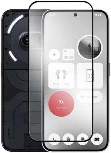 Nothing Phone 2a 2.5D Full Coverage Tempered Glass Screen Protector Premium Scratch & Shatter Resistance, Ultra-Smooth Touch