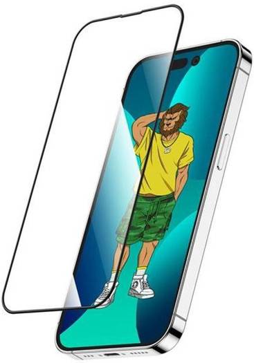 Green Lion 3D Silicone Plus HD Glass Screen Protector for 6.7" iPhone 14 Pro Max, Anti-Scratch, Anti-Static, Grease Resistance, Anti-Fingerprint Edge-to-edge Protection, Clear | GN3DSHD14PM