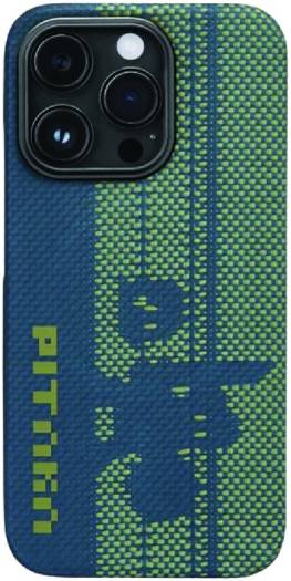 Pitaka Pixel Game Limited Edition MagSafe Compatible Case, Fusion Weaving & Pixel Jacquard Weaving, Thin & Light Weight, 600D Aramid Fiber Material, For iPhone 14 (6.1"), Pixel Art | PGP2301