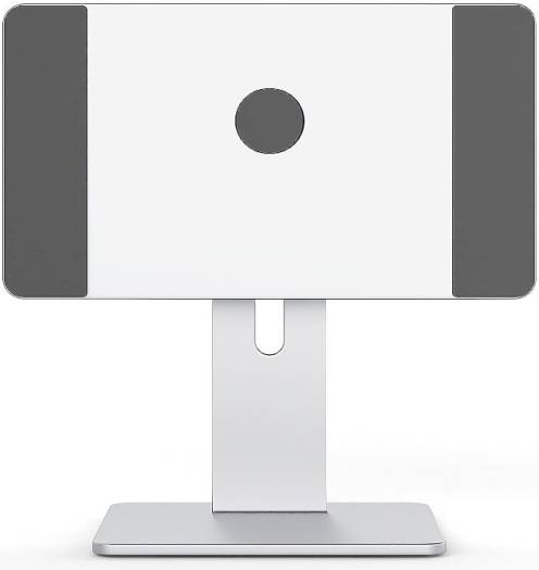 Upergo AP-7TM Magnetic Mobile Phone/Tablet Stand, Aluminum Alloy Material, Strong Magnetic Sturdy Construction, Angle and Hight Adjustments, Silver | AP-7TM