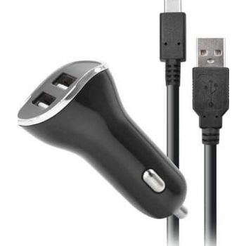 Steelplay Car charger with 2 USB Ports + 2M Charge Cable For Nintendo Switch (JVASWI00025) | JVASWI00025