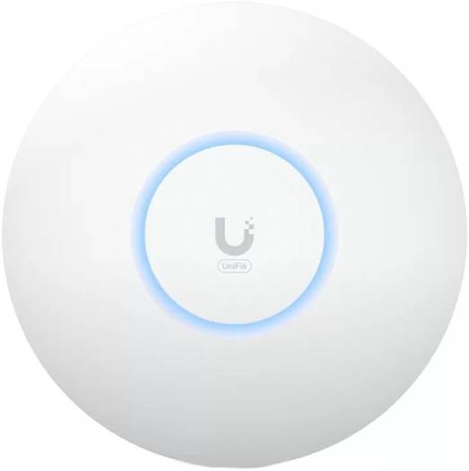Ubiquiti Networks UniFi U6+ Dual-Band Wi-Fi 6 Access Point, Wi-Fi 6 Standard, Up 2402Mbps , WPA3, 300+ clients, Ceiling/Wall Mount Kit, White | U6-PLUS
