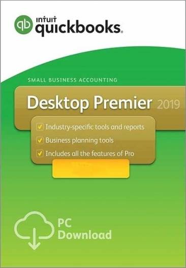 Intuit QuickBooks Premier 2019 I Digital Download I (10 User) (UK Version)