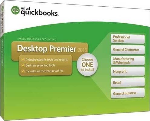 Intuit QuickBooks Premier 2018 (5 User) (UK Version) I Digital Download I 422434