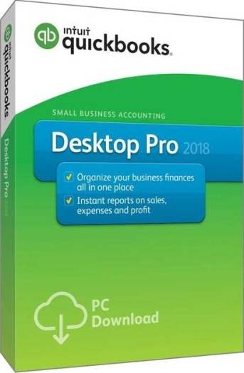 Intuit QuickBooks Pro 2018 (1 USER) (UK Version) I Digital Download I 422421