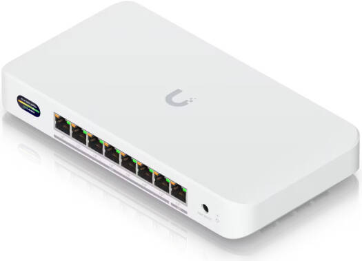 Ubiquiti UniFi Device Bridge Switch UDB-Switch WiFi 7 PoE+ Switch 10GbE + 2.5GbE Ports Wireless Uplink 6GHz High-Speed Multi-Gig Network Switch, White | UDB-Switch (35W)