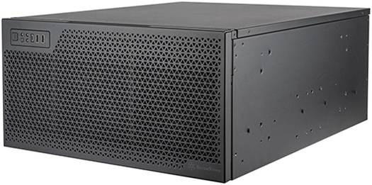 SilverStone RM52 5U Rackmount Server Chassis, SSI-EEB MB, Dual 360mm Radiators, 8 PCI Slots, USB-C, Black | SST-RM52