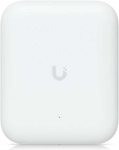 Ubiquiti U7 Outdoor UniFi WiFi 7 Access Point, WiFi 7, 4 Spatial Streams, Software-Switchable, 200+ Connected Devices, 2.5 GbE Uplink, Weatherproof, White | U7-Outdoor